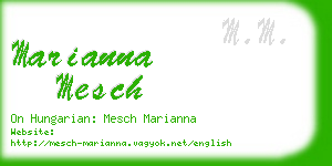 marianna mesch business card
